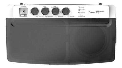 Lavadora Semi-automática Midea Hasta 15kg 127v Color Blanco