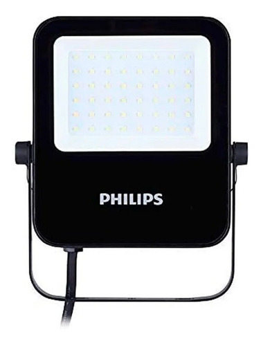 Reflector LED de 30 W, 2400 lm, IP65, bivolt Philips, color de la carcasa: negro, color de luz blanca cálida, 110 V/220 V