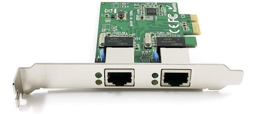 Imagen 2 de 5 de Tarjeta De Red Dual 2 Puertos Rj45 Pci Express Corporativo
