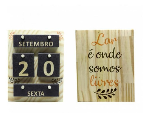 Imagem 1 de 1 de Calendario Lar E Onde Somos Livres-clf0010