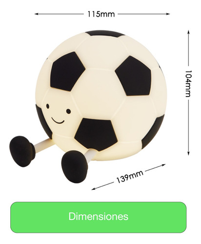 Lámpara Led Recargable Espanta Cuco Para Bebé Niños Rgb Usb