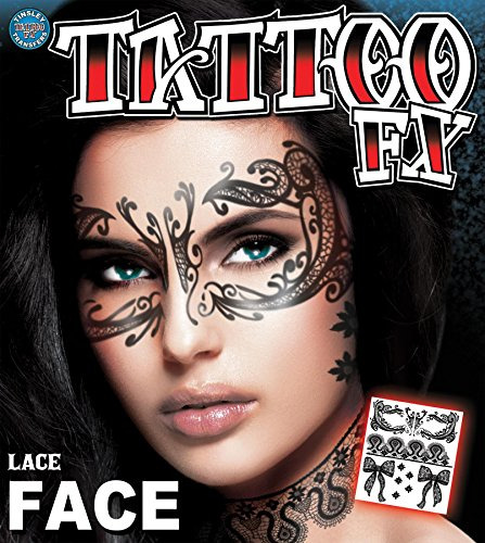 Cordón De Tatuaje De La Cara Accesorio Adulto.