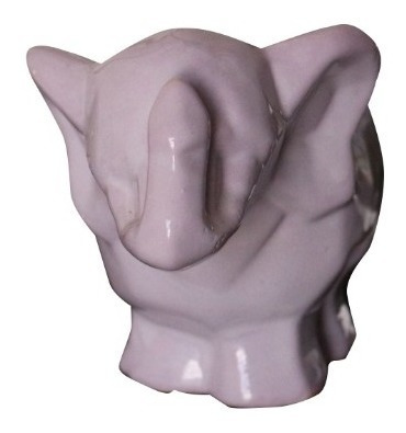 Imagen 2 de 3 de Maceta Con Forma De Elefante Color Lila