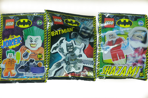 Lego Lote 3 Piezas  / Batman /  The Joker (guasón) / Shazam!