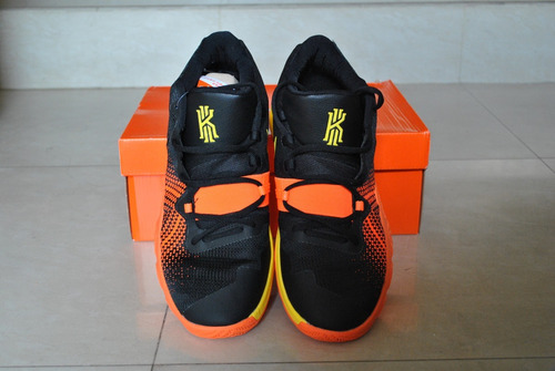 Kp3 Botas Caballeros Nike Kyrie Irving Flytrap Negro Naranja