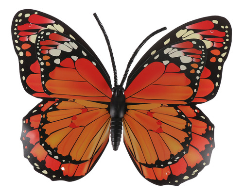 Orna De Mariposas Falsas De Doble Capa, Tamaño Grande, 40 Cm