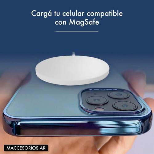 Imagen 3 de 10 de Cargador Inalámbrico Magsafe - Compatible iPhone - 15w