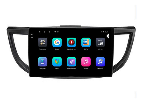 Central Multimidia Crv 12/16 9p Android 2gb 64gb Carplay