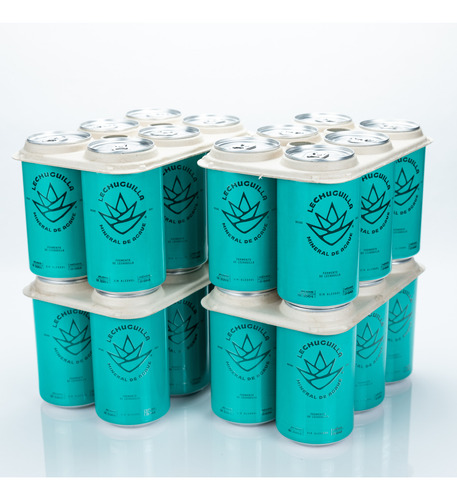 Lechuguilla Gasificada Lata 350ml, 24pzas Mineral De Agave