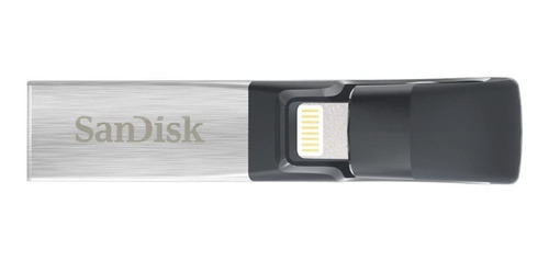 Imagen 2 de 2 de Memoria USB SanDisk iXpand 32GB 3.0 negro y plateado