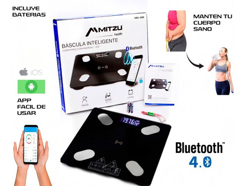 Bascula Inteligente Es Compatible Con Android/ios/bluetooth