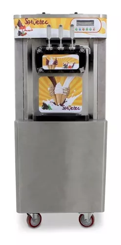 Máquina de Sorvete Expresso de Piso com 3 Bicos Açaí ou Frozen 825B -  SORVETEC