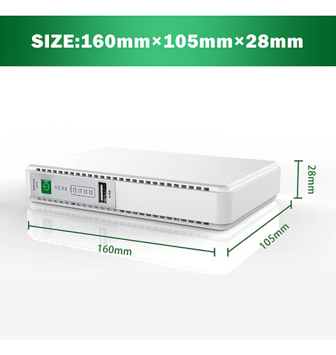 Mini Ups Para Modem Router Poe 8800mah 21w
