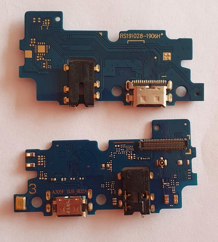 5 X Placa De Carga Dock Conector Compatível Samsung A30 A305
