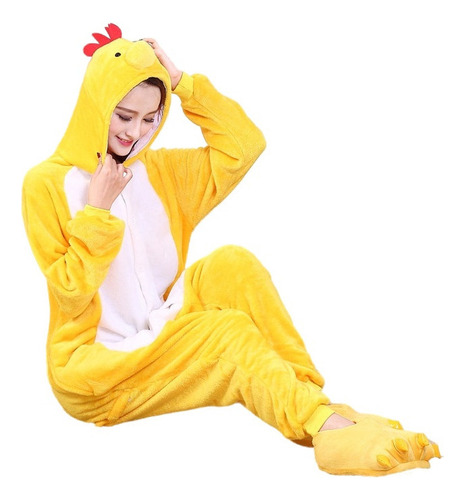 Disfraz De Pollo Cos Para Pijama De Animal Para Hombre De Un