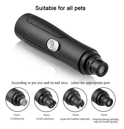 Corta Uñas For Gatos Y Perros Eléctrico Pulidor Mascotas