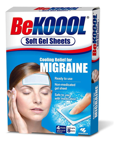 Be Koool Soft Gel Sheets Adult 4 Ct Bekoool