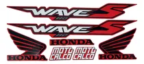 Comprar Kit Calcos Honda Wave 110s Negro Motocalco