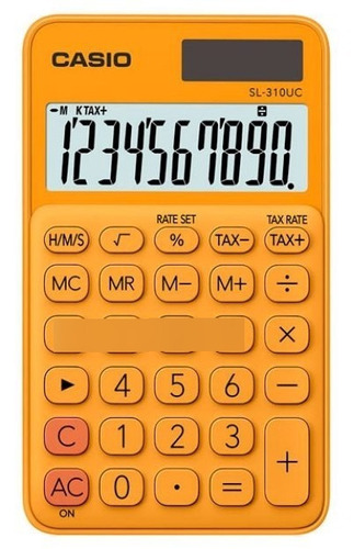 Calculadora Casio Original Sl-310uc Naranja Caba Granimp