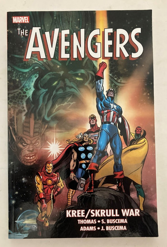 Comic Marvel: The Avengers - Kree / Skrull War, Historia Completa. Direct Edition.