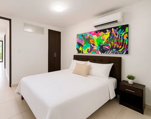 Apartaestudio Amoblado Con Aire, Vista Y Todo Incluido En San Fernando Nuevo