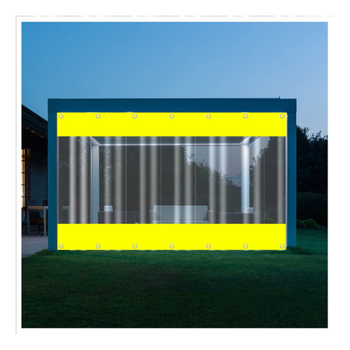 Dyxjb Outdoor Curtain Pvc Clear Tarpaulin Tear With For