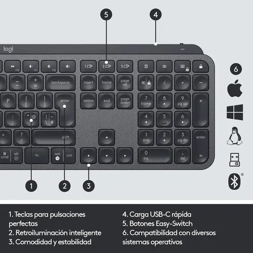 Teclado retroiluminado logitech new arrivals
