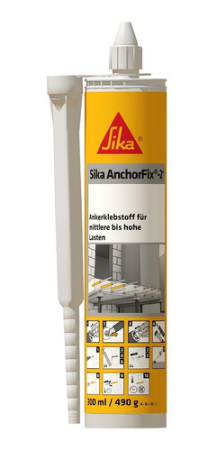 Sika Anchorfix 2 Adhesivo Anclaje Químico Rapido X 300 Ml