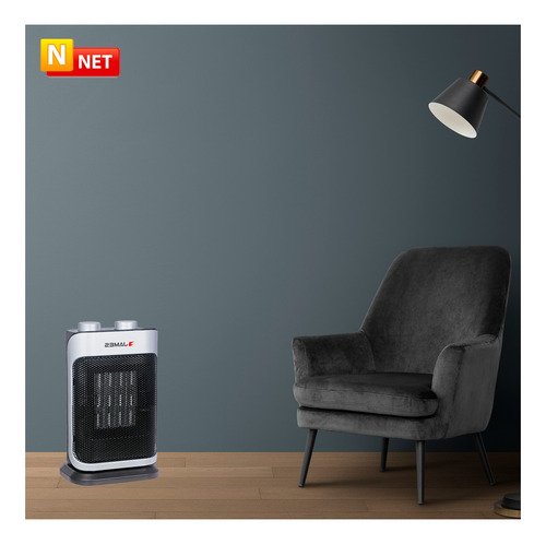 Calefactor eléctrico James CVTON 1500 PTC gris 220V-240V