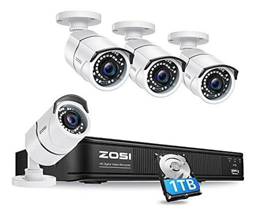 Zosi 5mp Lite H.265+ Home Security Camera System, 8 94zdl