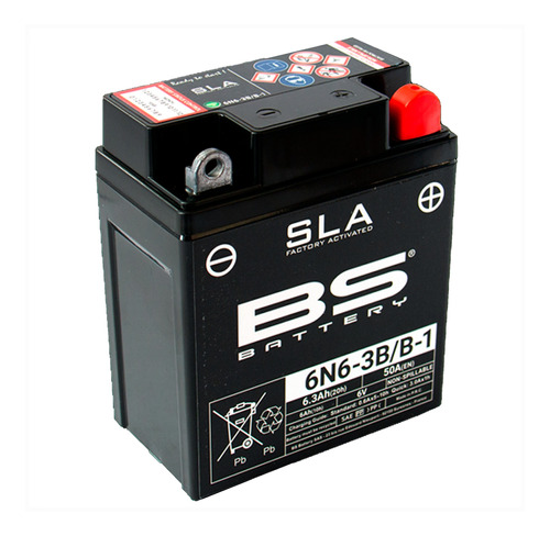 Batería Para Moto Bs Sla 6n6-3b/b-1