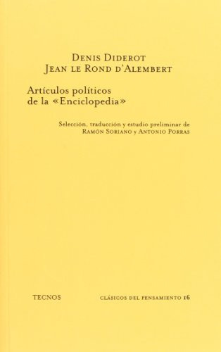 Libro Artículos Políticos De La Enciclopedia De  Diderot Den