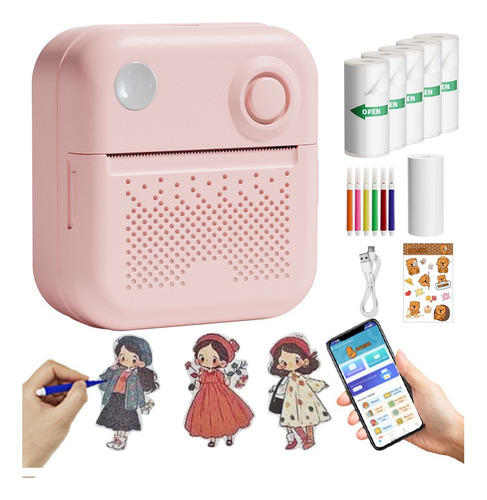 Mini Impresora Fotográfica 3d Portátil Térmica Dolewa Rtc3 C