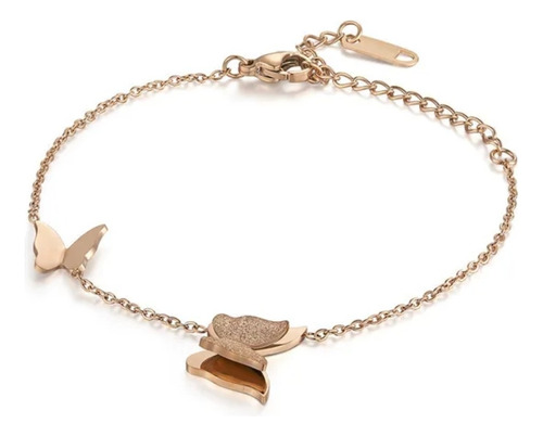 Oferta! Pulsera Mariposa Oro 18k Luxury 1701e