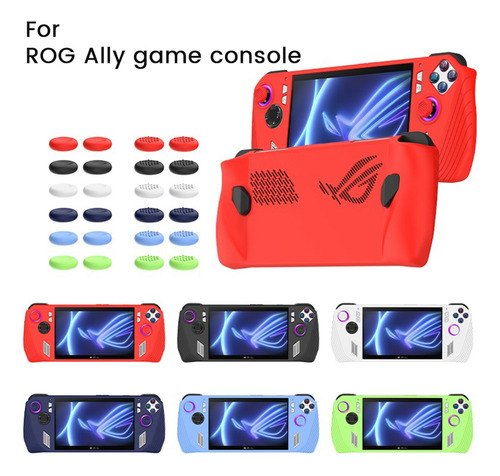 Para La Consola De Juegos Portátil Rog Ally Silicone Pro Con