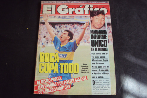 Revista El Grafico # 3734 - Maradona Detenido