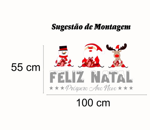 Adesivo Para Vitrine Loja Feliz Natal Feliz Ano Novo | Parcelamento sem juros Adesivo Para Vitrine Loja Feliz Natal Feliz Ano Novo | Parcelamento sem juros