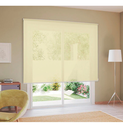 Imagen 4 de 8 de Cortina Roller Screen 2.0x2.0m Lavable Variedad De Colores