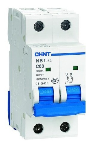 Breaker Termomagnetico Chint 2x63a 09652