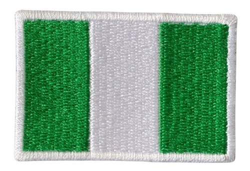 Parche Bordado Bandera Nigeria - Para Mochila - Campera