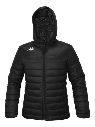 Campera Kappa Training Lamezio Negro Azul Camuflado Gris