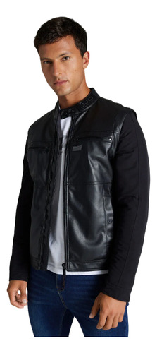 Chaqueta Hombre J.j.o Pu Biker With Detacha