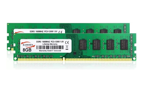  Memoria Ram 8gb Ddr3 1600mhz 