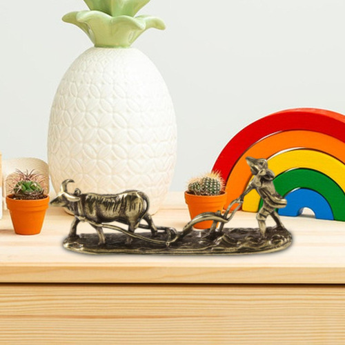Elegante Figura De Latón Para Decoración Del Hogar