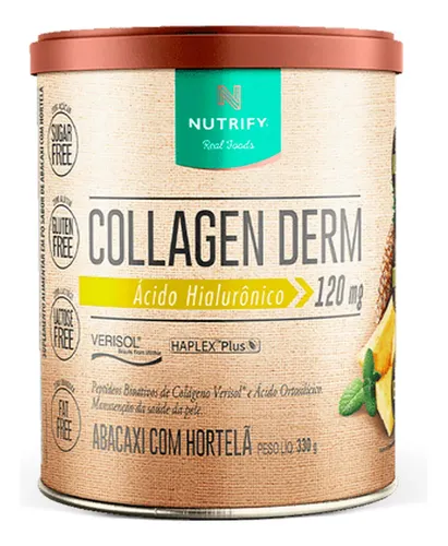 Suplemento Collagen Derm Abacaxi com Hortelã - Nutrify 330g