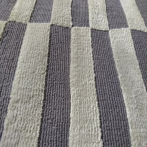 Tapete Para Sala Estampado Cafe Camello Gris 1.20x1.60mt