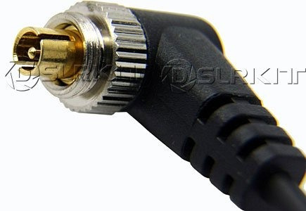 Cable De Sincronización Flash Pc Sync 3.5 Y 2.5 Mm