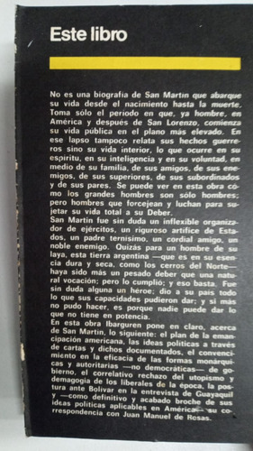 San Martin Intimo - Carlos Ibarguren - Bibl. Dictio (Usado)