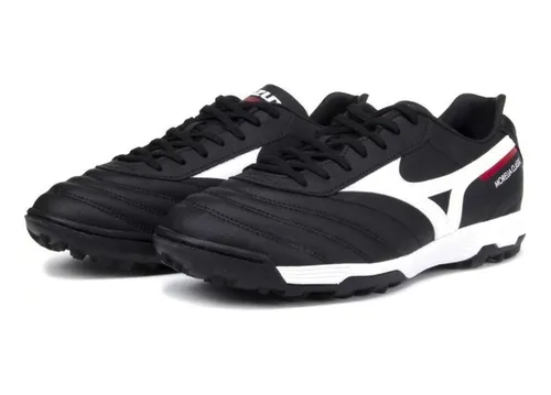 Chuteira society mizuno best sale couro