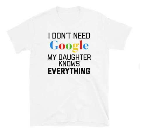 Polera Unisex Google Meme Hija Algodon Estampado